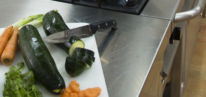 Fotografía con detalle de la cocina de El Crespo