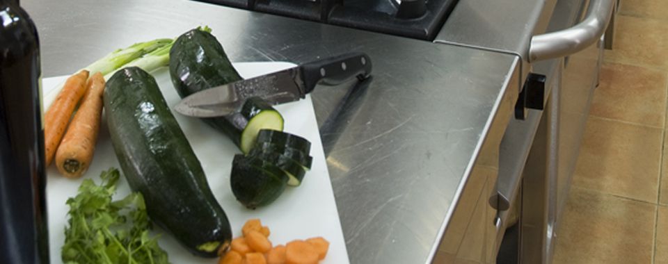 Fotografía con detalle de la cocina de El Crespo